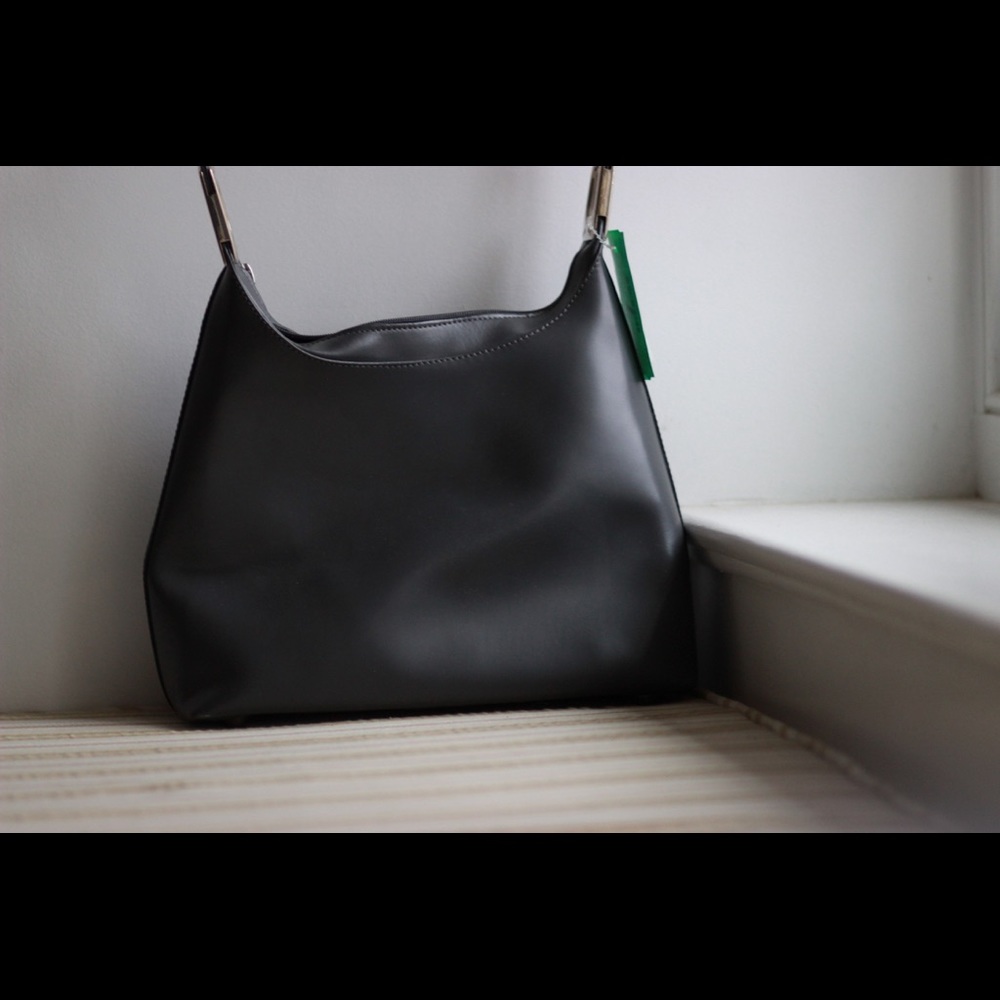 Tiffany & Fred Black Small Shoulder Bag Purse